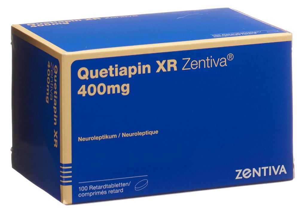 QUETIAPIN XR Zentiva cpr ret 400 mg 100 pce