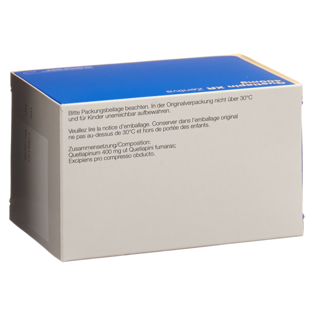 QUETIAPIN XR Zentiva cpr ret 400 mg 100 pce