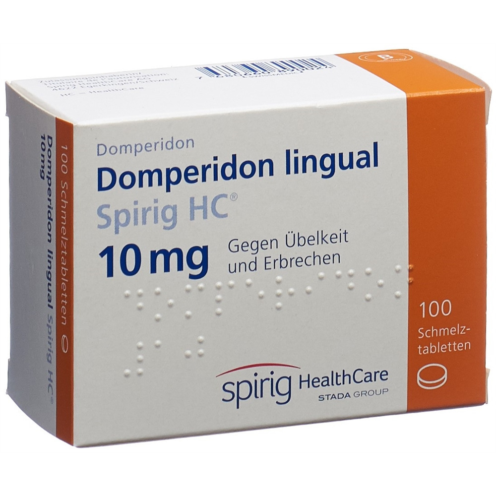 Domperidon lingual Spirig HC 10 mg, Schmelztabletten