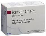 Ikervis, 1 mg/ml collyre en émulsion (unidoses)