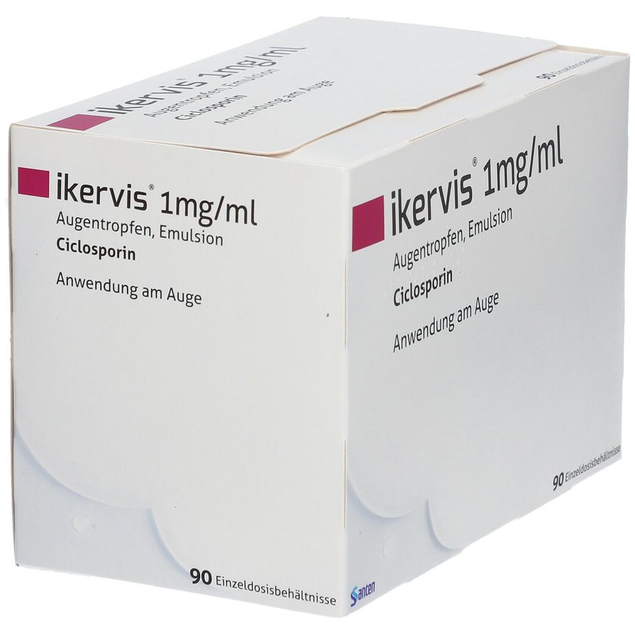 Ikervis, 1 mg/ml collyre en émulsion (unidoses)