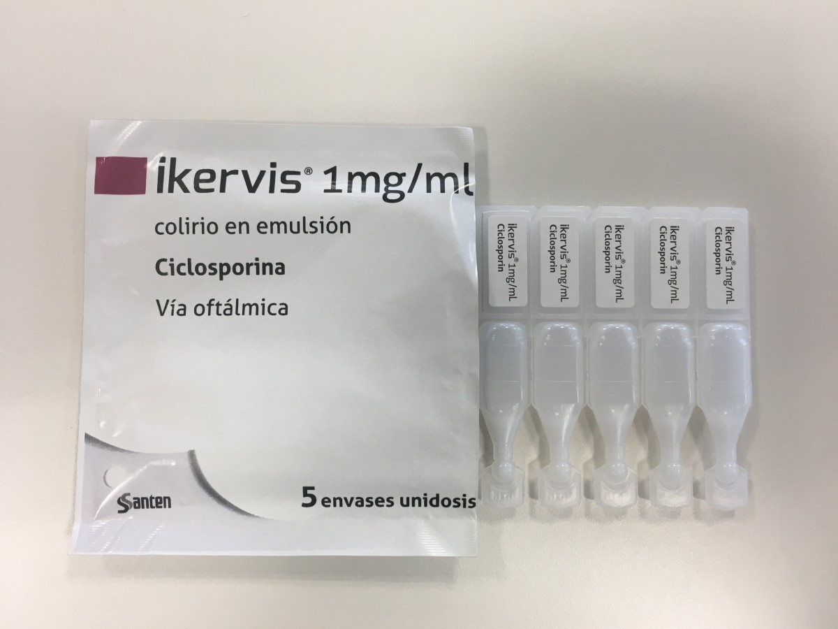 Ikervis, 1 mg/ml collyre en émulsion (unidoses)