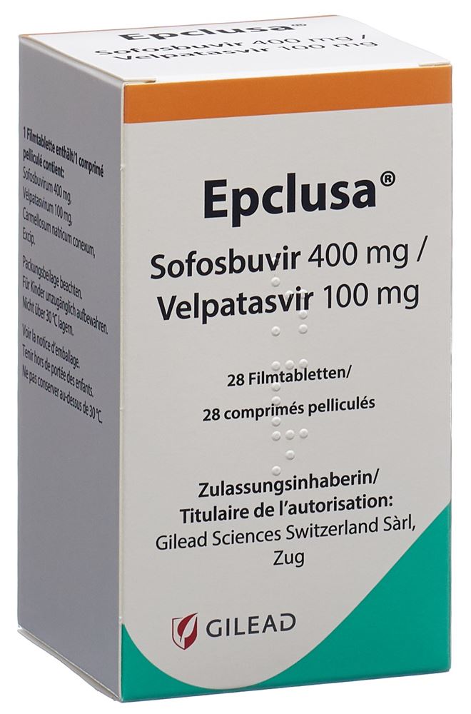 Epclusa, Filmtabletten