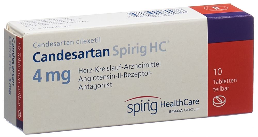 Candesartan Spirig HC 4 mg, Tabletten