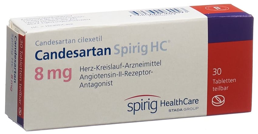 Candesartan Spirig HC 8 mg, Tabletten