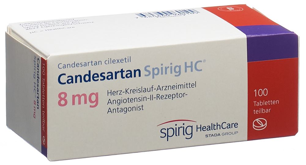 CANDESARTAN Spirig HC cpr 8 mg 100 pce