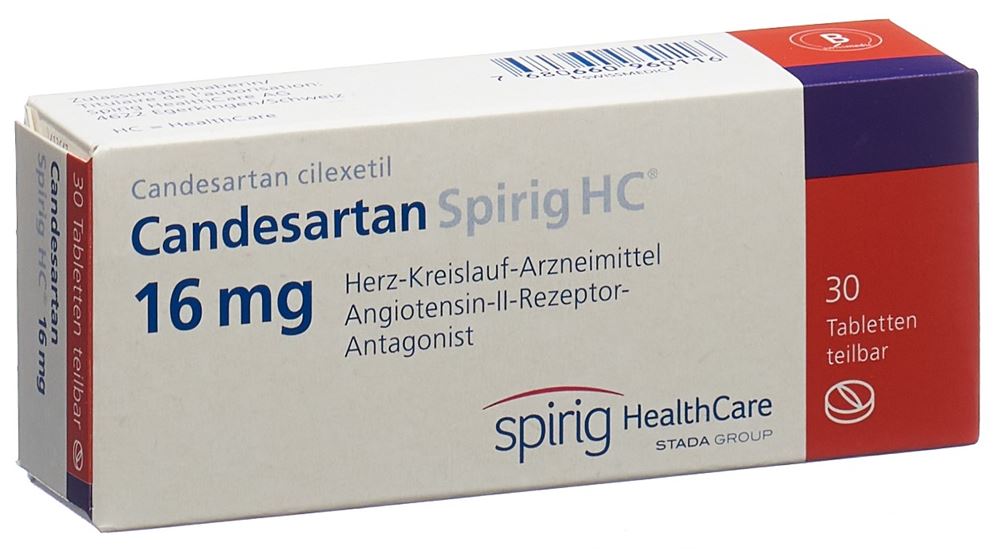 Candesartan Spirig HC 16 mg, Tabletten