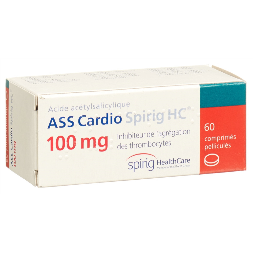 ASS Cardio Spirig HC 100 mg, Filmtabletten