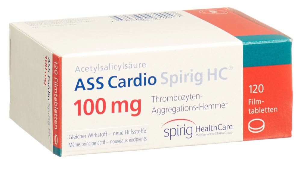 ASS Cardio Spirig HC cpr pellic 100 mg 120 pce