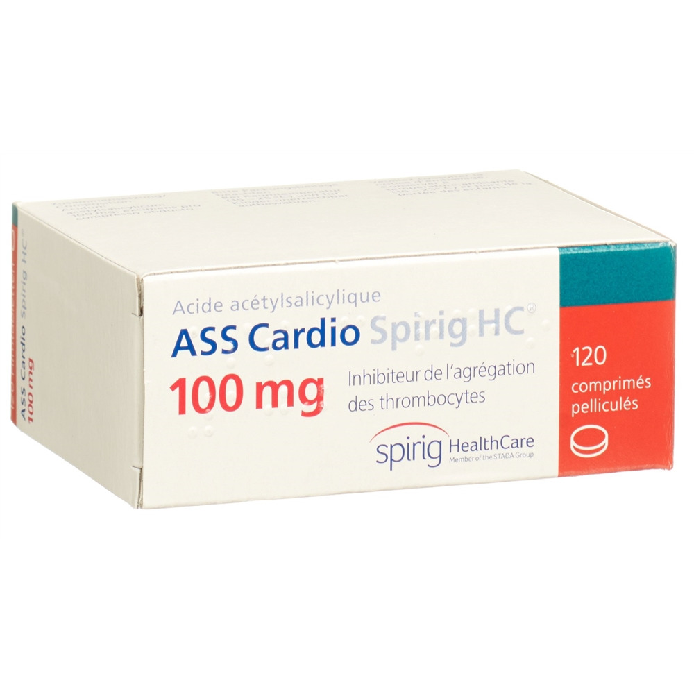 ASS Cardio Spirig HC cpr pellic 100 mg 120 pce