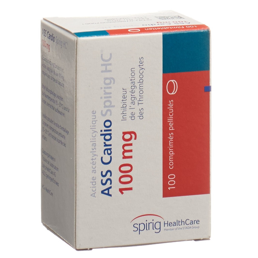 ASS Cardio Spirig HC 100 mg, Filmtabletten
