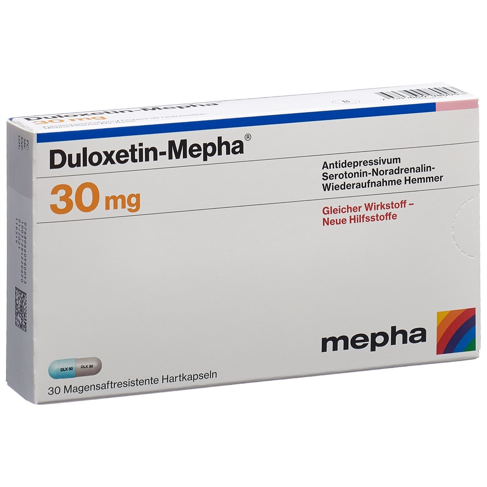 Duloxetin-Mepha 30 mg, magensaftresistente Hartkapseln