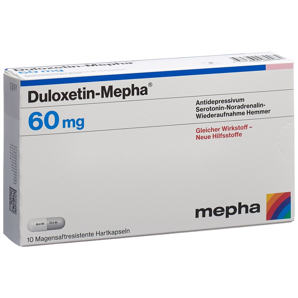 DULOXETIN Mepha caps 60 mg 10 pce