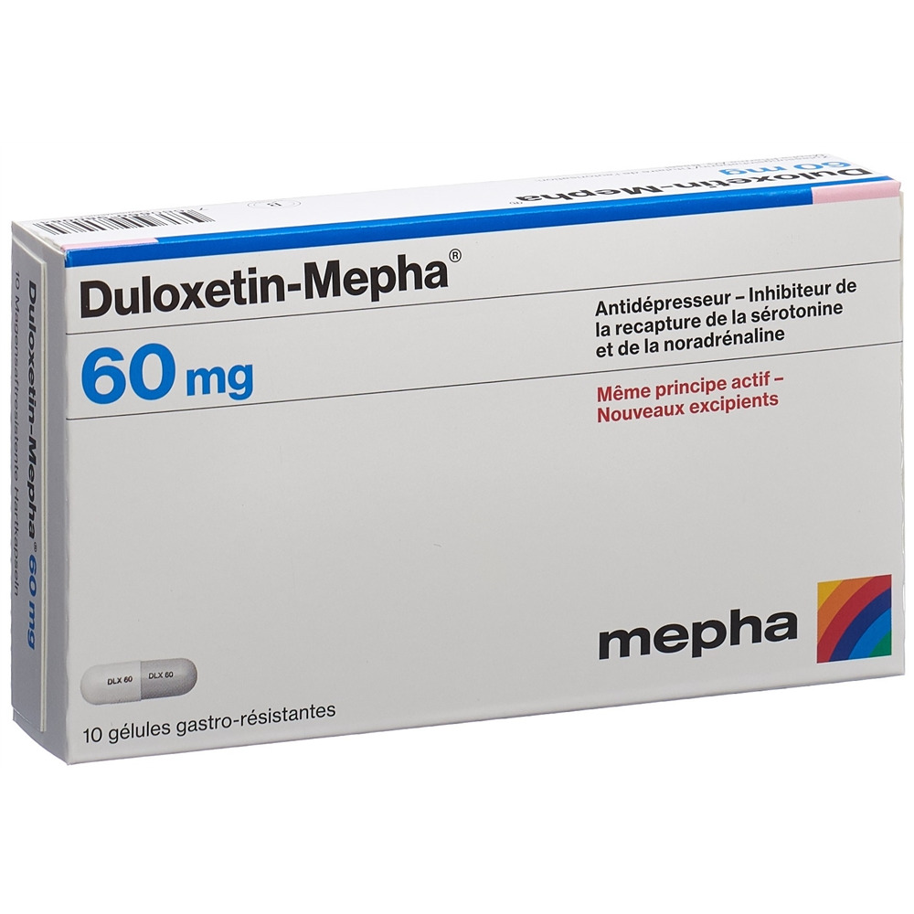 DULOXETIN Mepha caps 60 mg 10 pce
