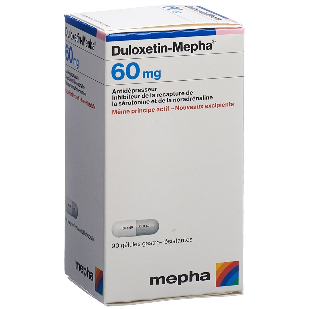 DULOXETIN Mepha caps 60 mg bte 90 pce