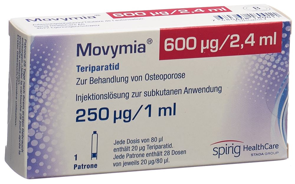 TERIPARATID Mepha sol inj 250 mcg/ml 2.4 ml