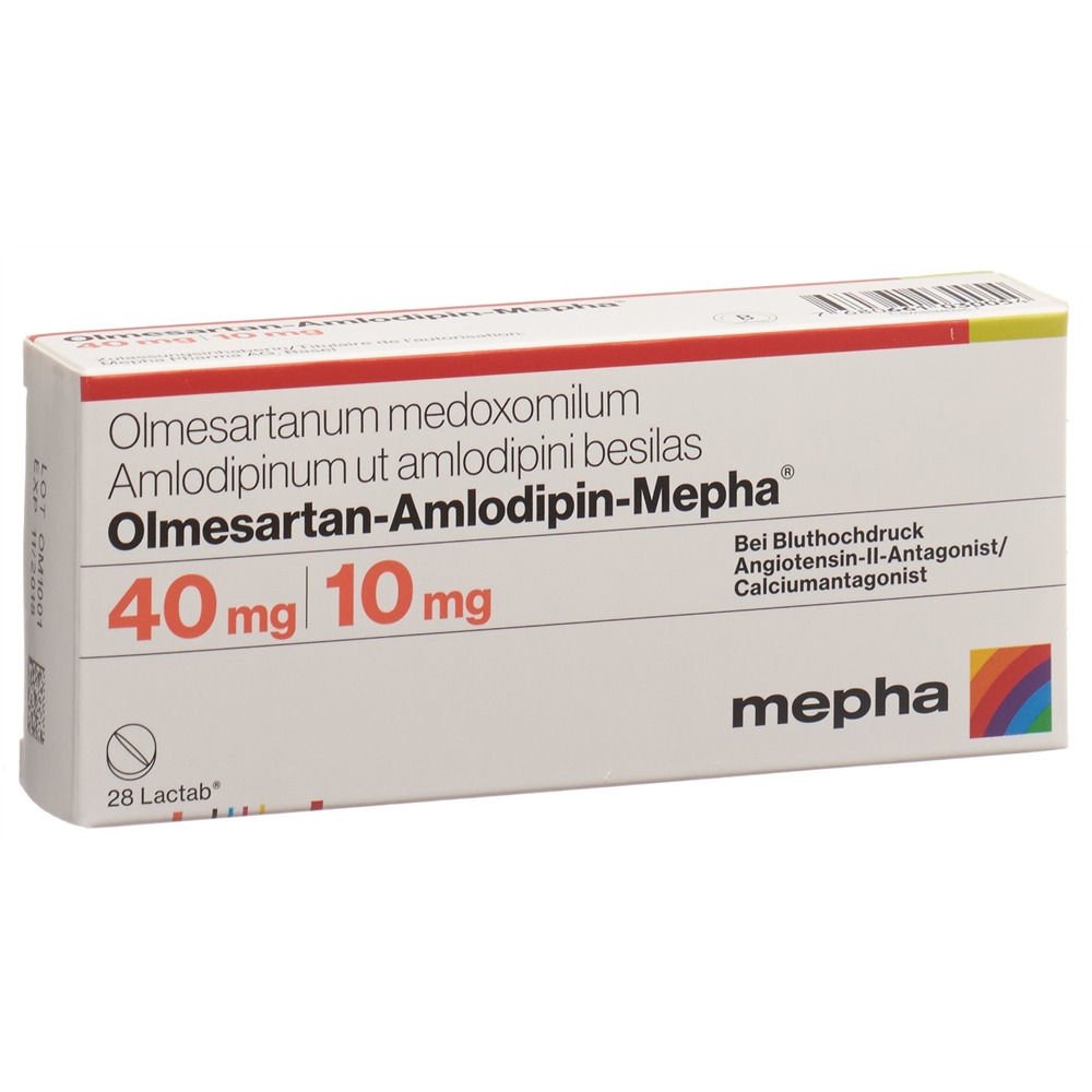 Olmesartan-Amlodipin-Mepha 20 mg/5 mg, Filmtabletten