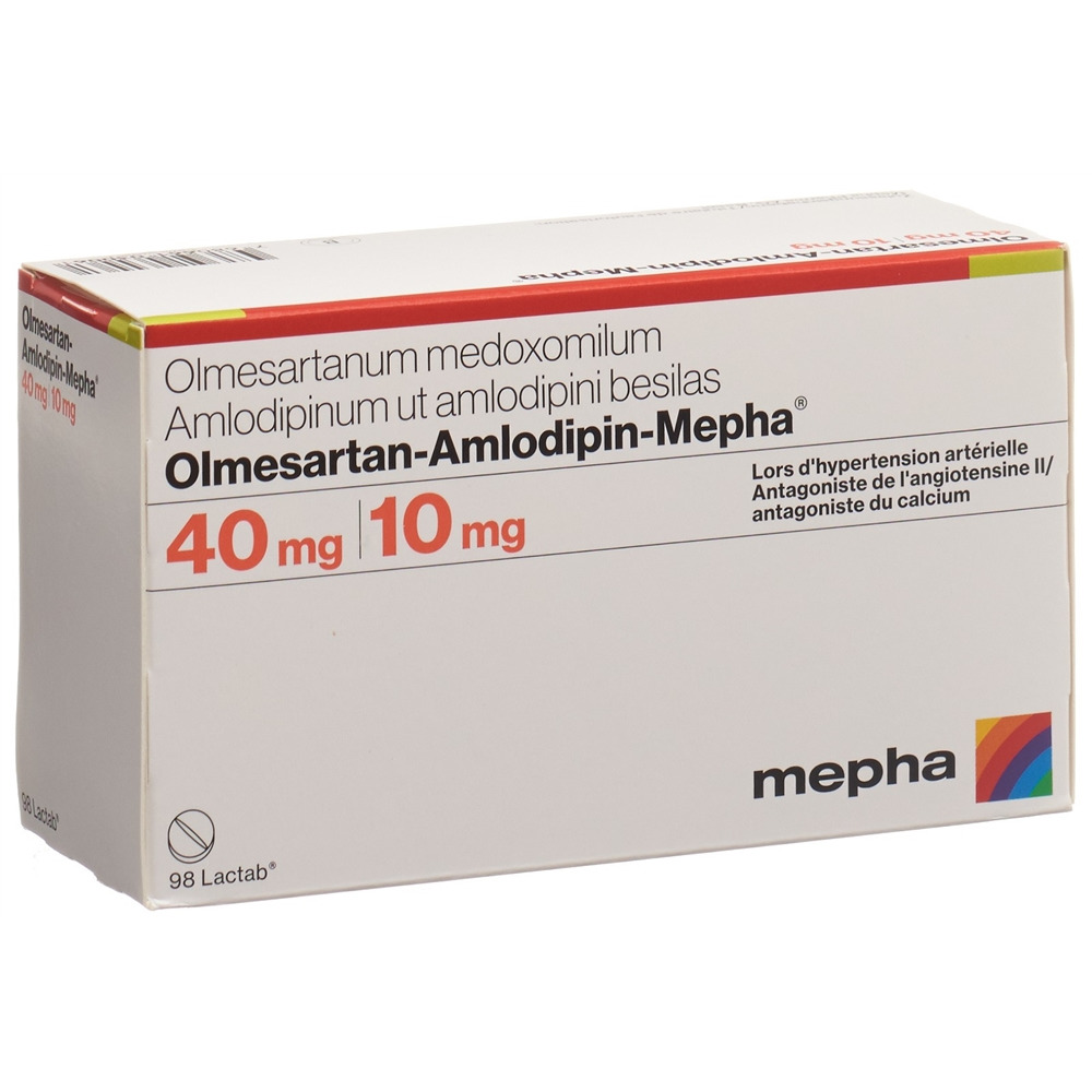 OLMESARTAN-AMLODIPIN Mepha cpr pell 40/10mg 98 pce