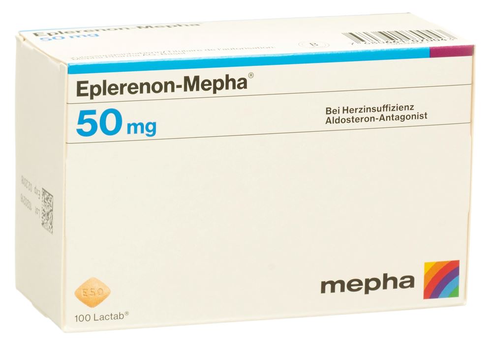 EPLERENON Mepha cpr pell 50 mg 100 pce