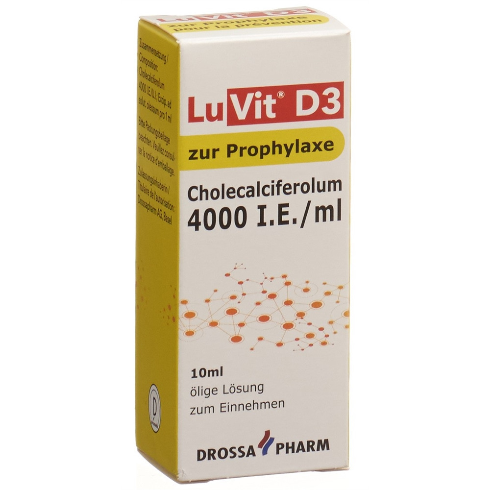 LUVIT D3 sol huileuse 4000 UI/ml prévention 10 ml