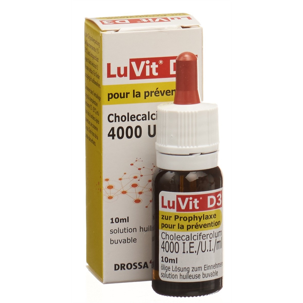 LUVIT D3 sol huileuse 4000 UI/ml prévention 10 ml