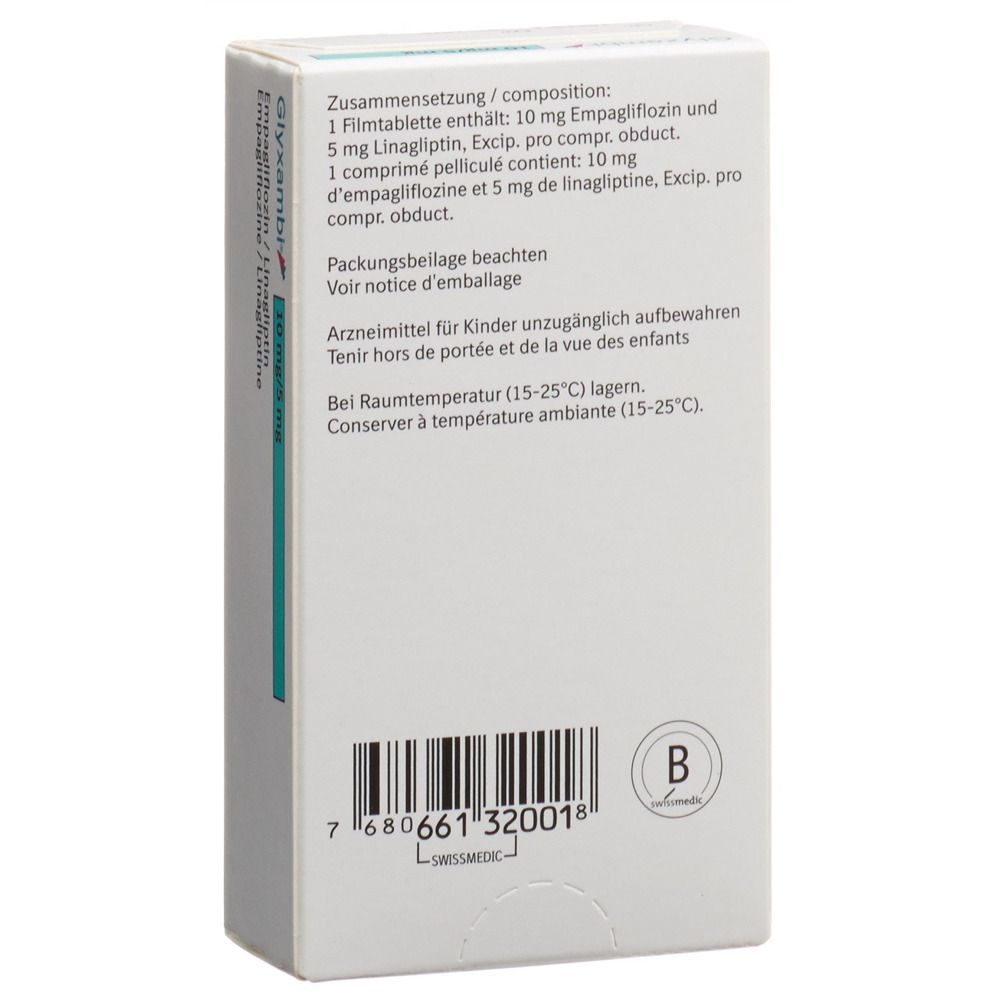 Glyxambi 10 mg / 5 mg, Filmtabletten