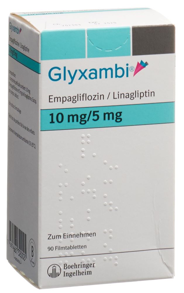 Glyxambi 10 mg / 5 mg, Filmtabletten