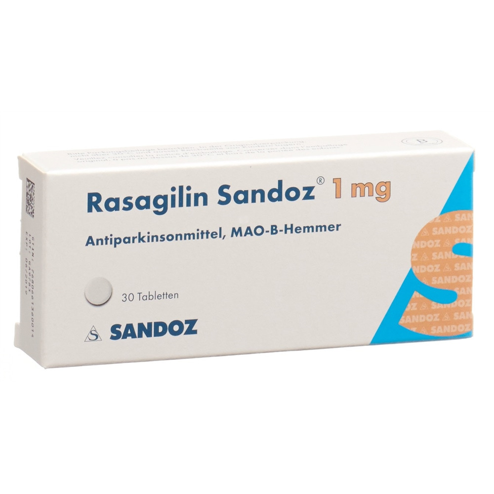 Rasagilin Sandoz 1 mg, Tabletten