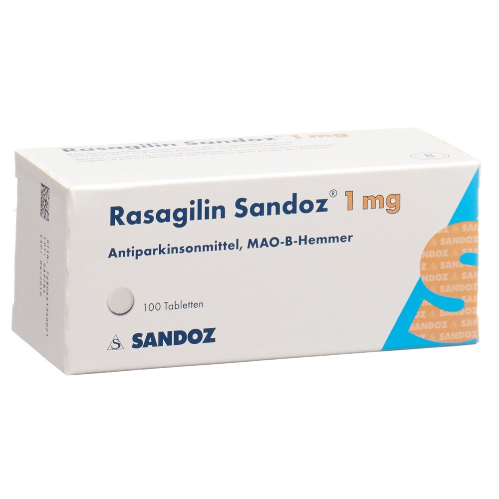 RASAGILINE Sandoz cpr 1 mg 100 pce