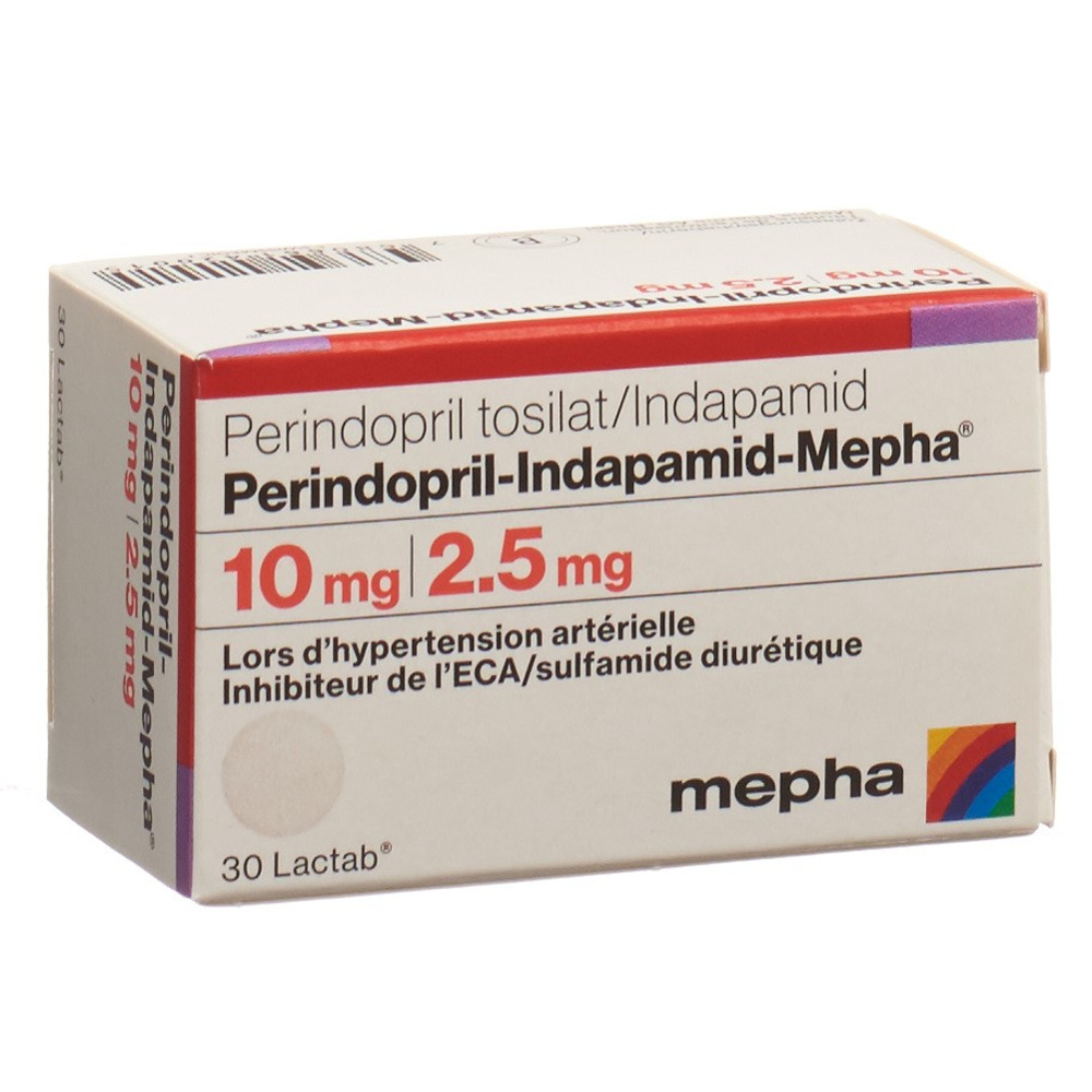 Perindopril-Indapamid-Mepha 10 mg / 2.5 mg, Filmtabletten