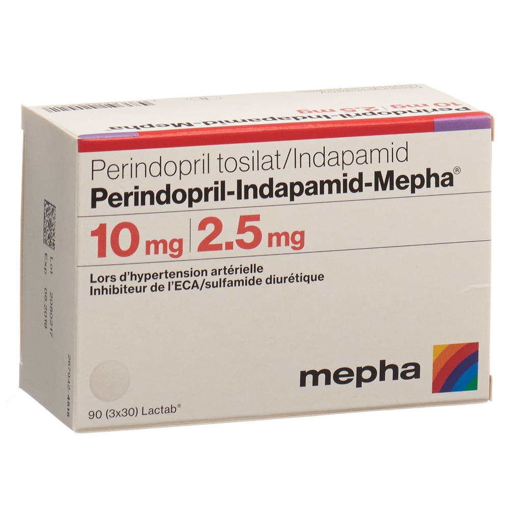 PERINDOPRIL Indapamid-Mepha 10/2.5 bte 90 pce