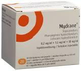 Mydrane, solution injectable