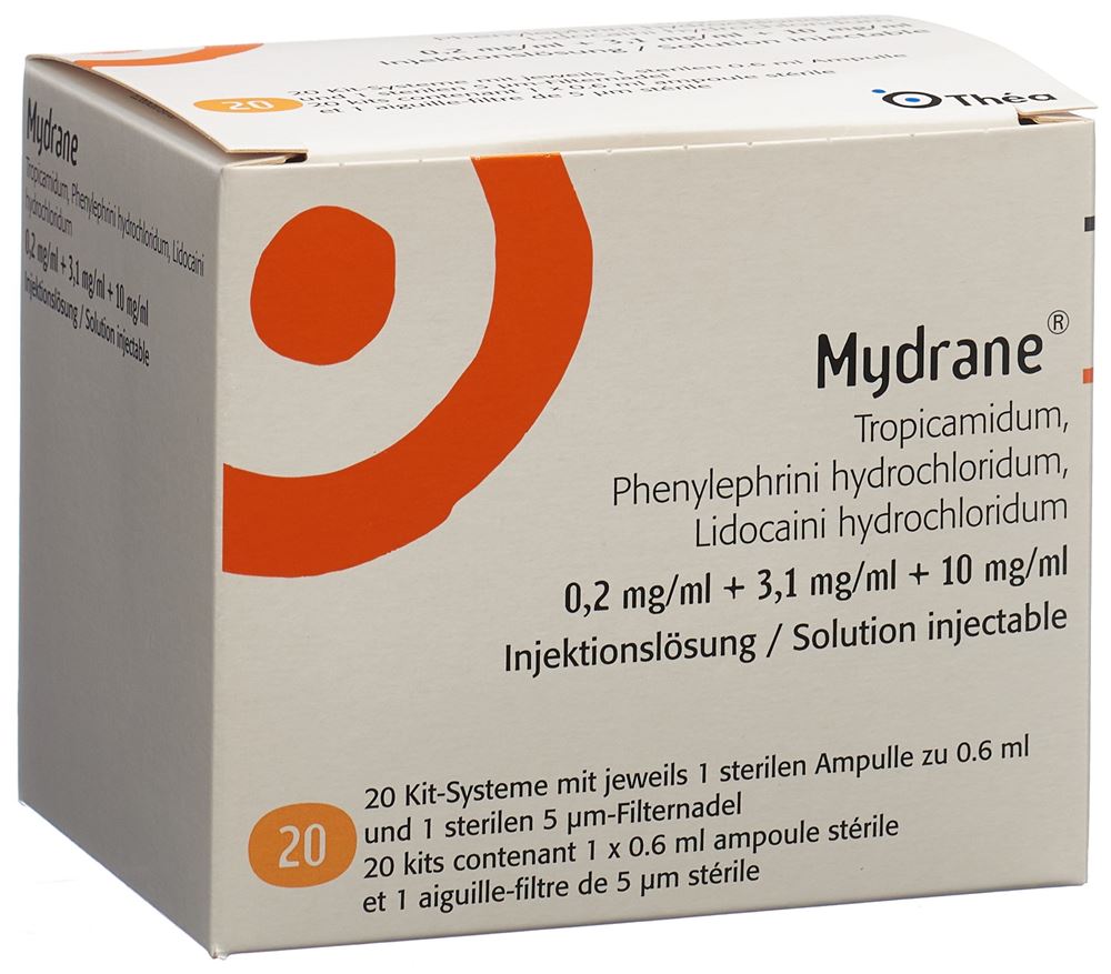 MYDRANE sol inj 20 amp 0.6 ml