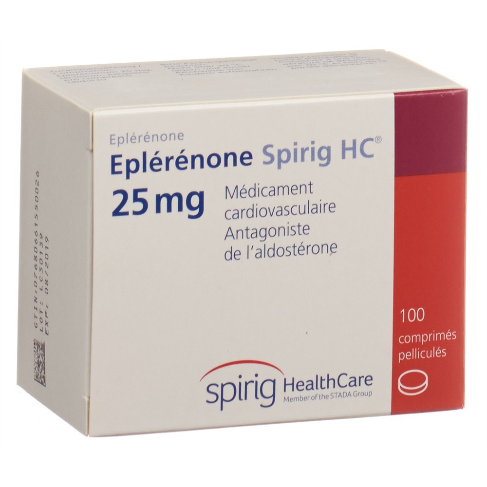 EPLERENON Spirig HC cpr pellic 25 mg 100 pce
