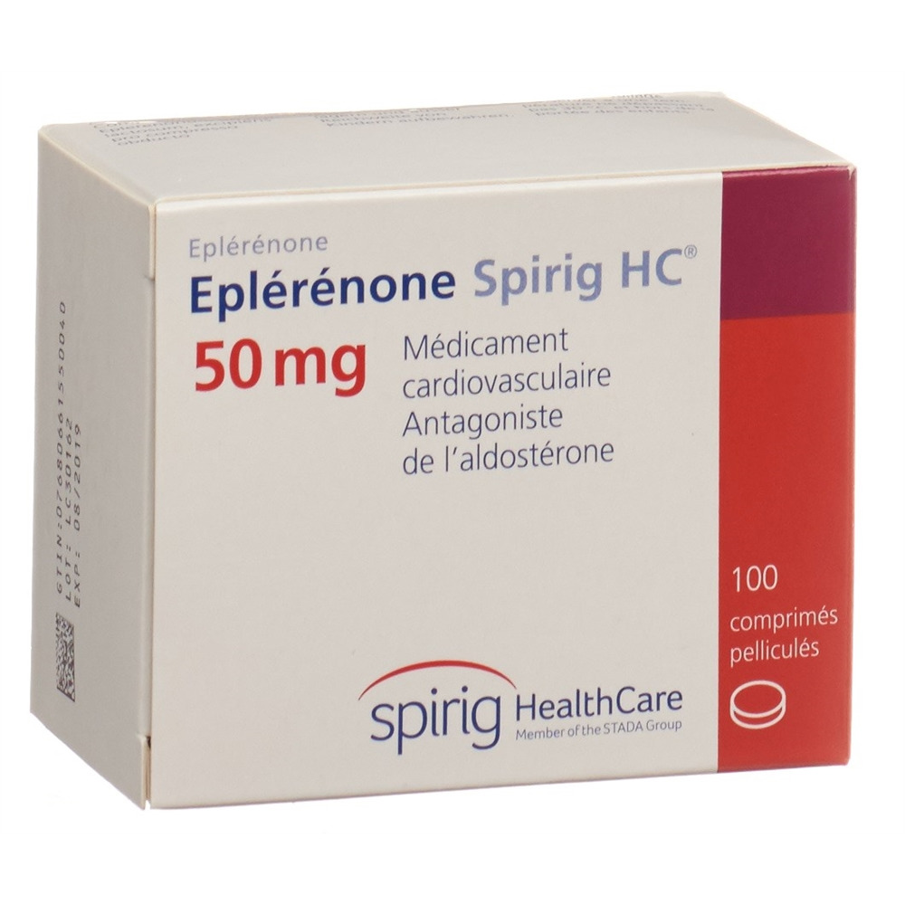 EPLERENON Spirig HC cpr pellic 50 mg 100 pce
