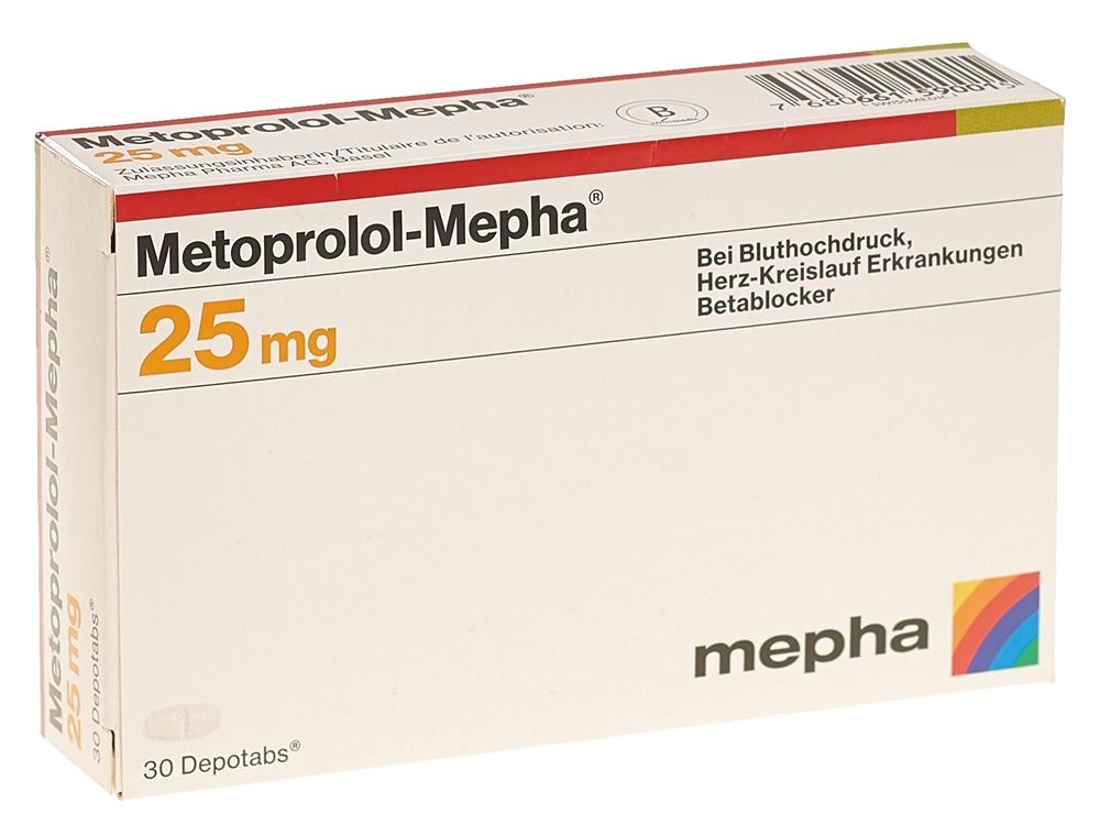 Metoprolol-Mepha 25 mg Depotabs