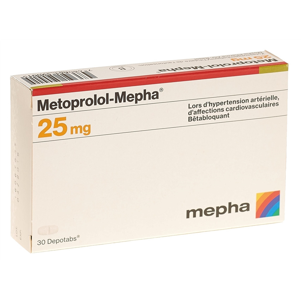 Metoprolol-Mepha 25 mg Depotabs