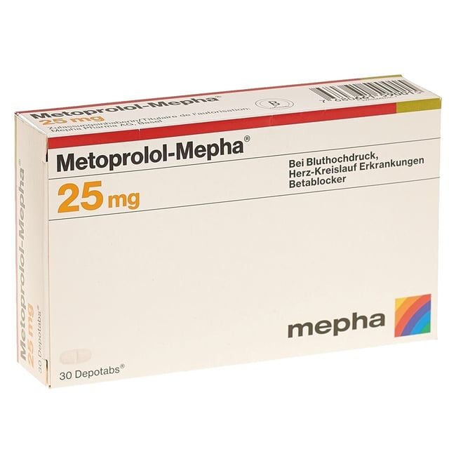 METOPROLOL Mepha depotabs 25 mg 30 pce