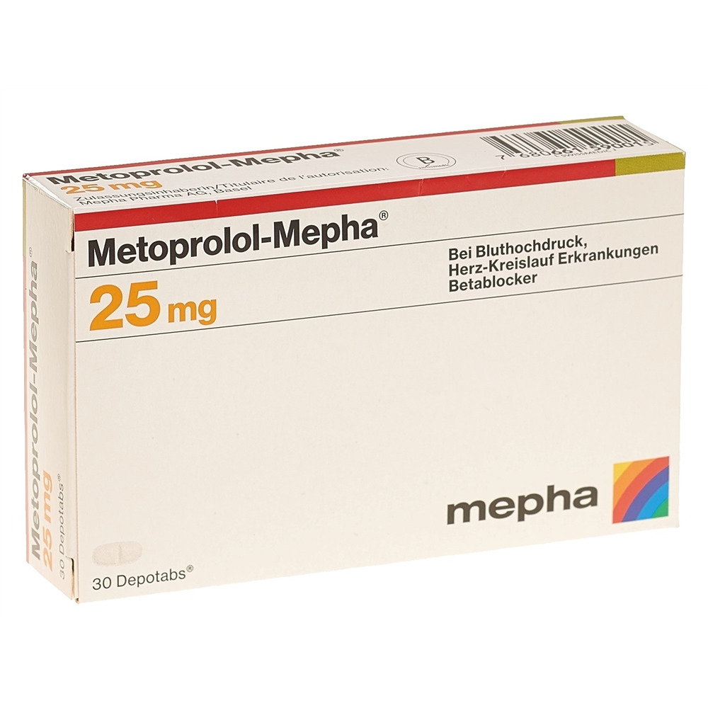 Metoprolol-Mepha 25 mg Depotabs