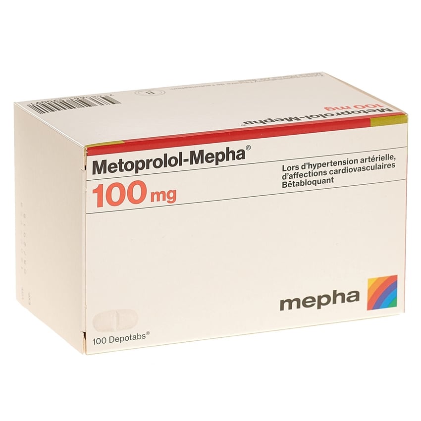 Metoprolol-Mepha 100 mg, Depotabs