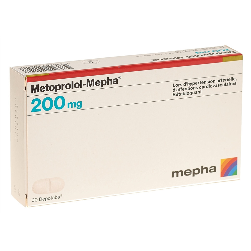 Metoprolol-Mepha 200 mg, Depotabs