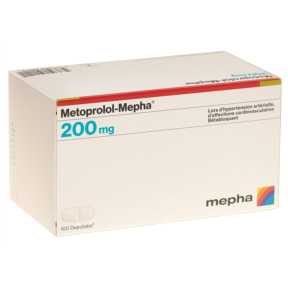 Metoprolol-Mepha 200 mg, Depotabs