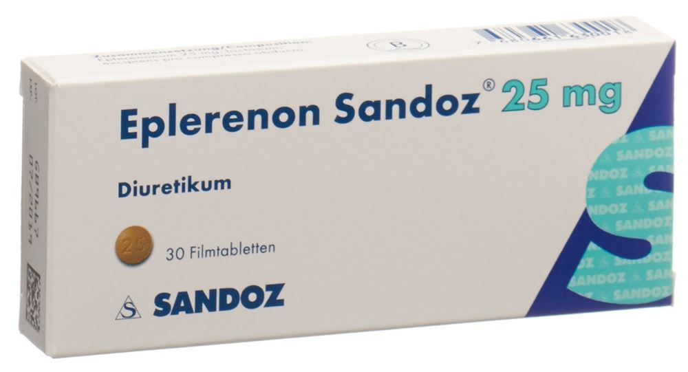 EPLERENONE Sandoz cpr pell 25 mg 30 pce