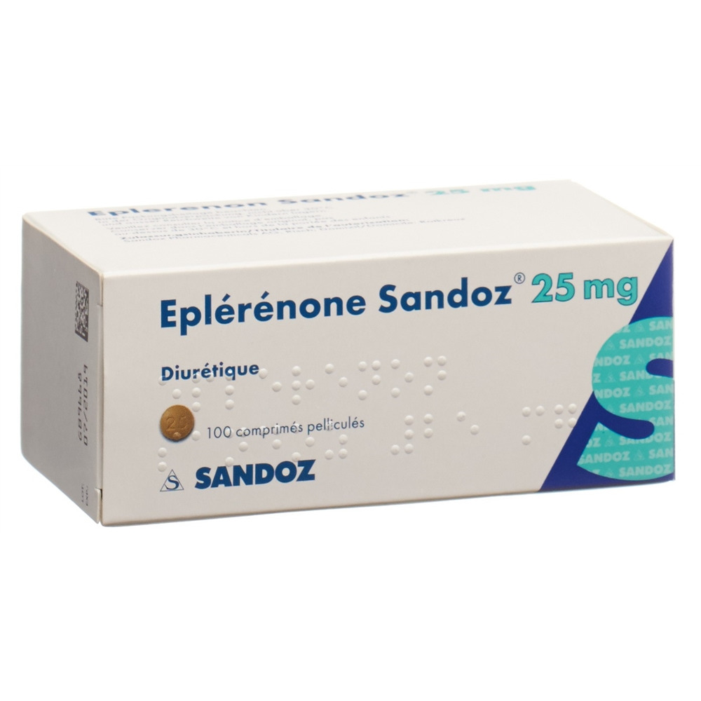 EPLERENONE Sandoz cpr pell 25 mg 100 pce