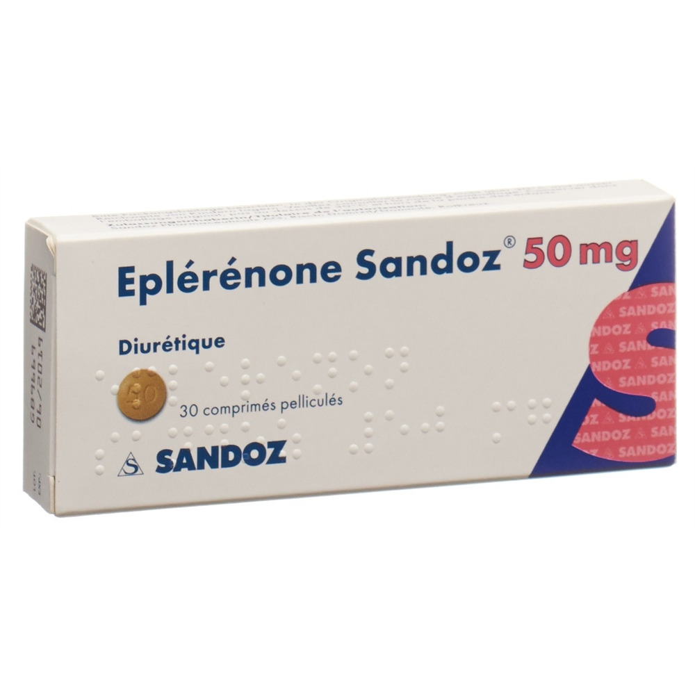 Eplerenon Sandoz 50 mg, Filmtabletten