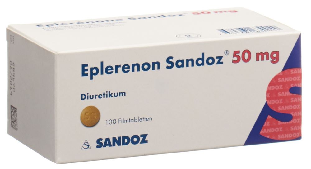 Eplerenon Sandoz 50 mg, Filmtabletten