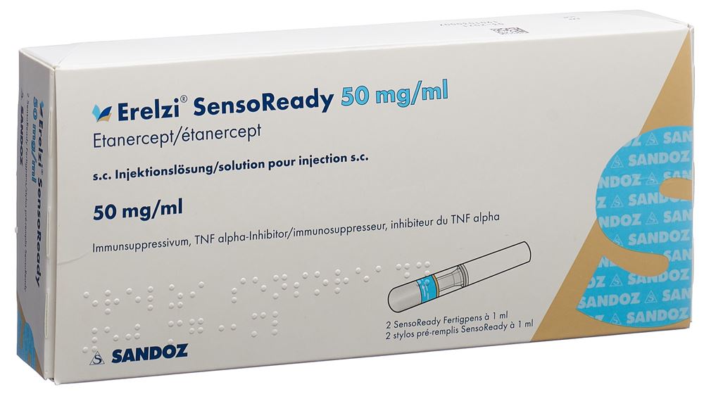 Erelzi SensoReady 50 mg/1 ml, Injektionslösung im Fertigpen