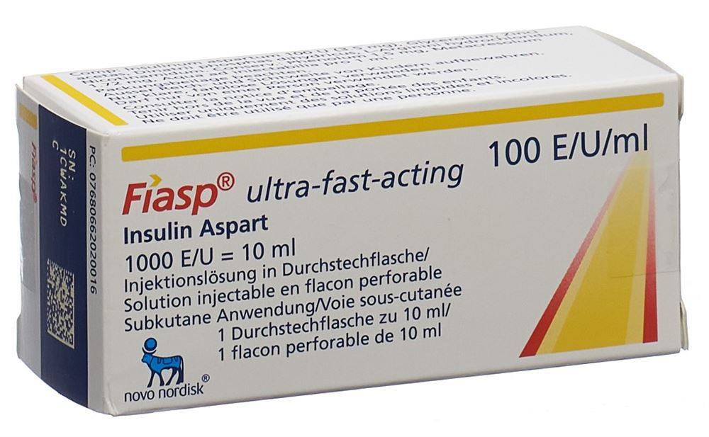 Fiasp ultra-fast-acting, Injektionslösung