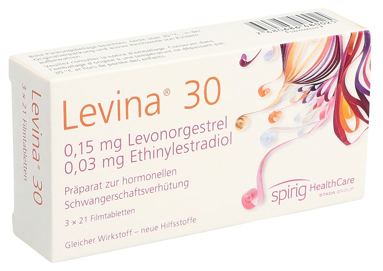 Levina 20, Filmtabletten