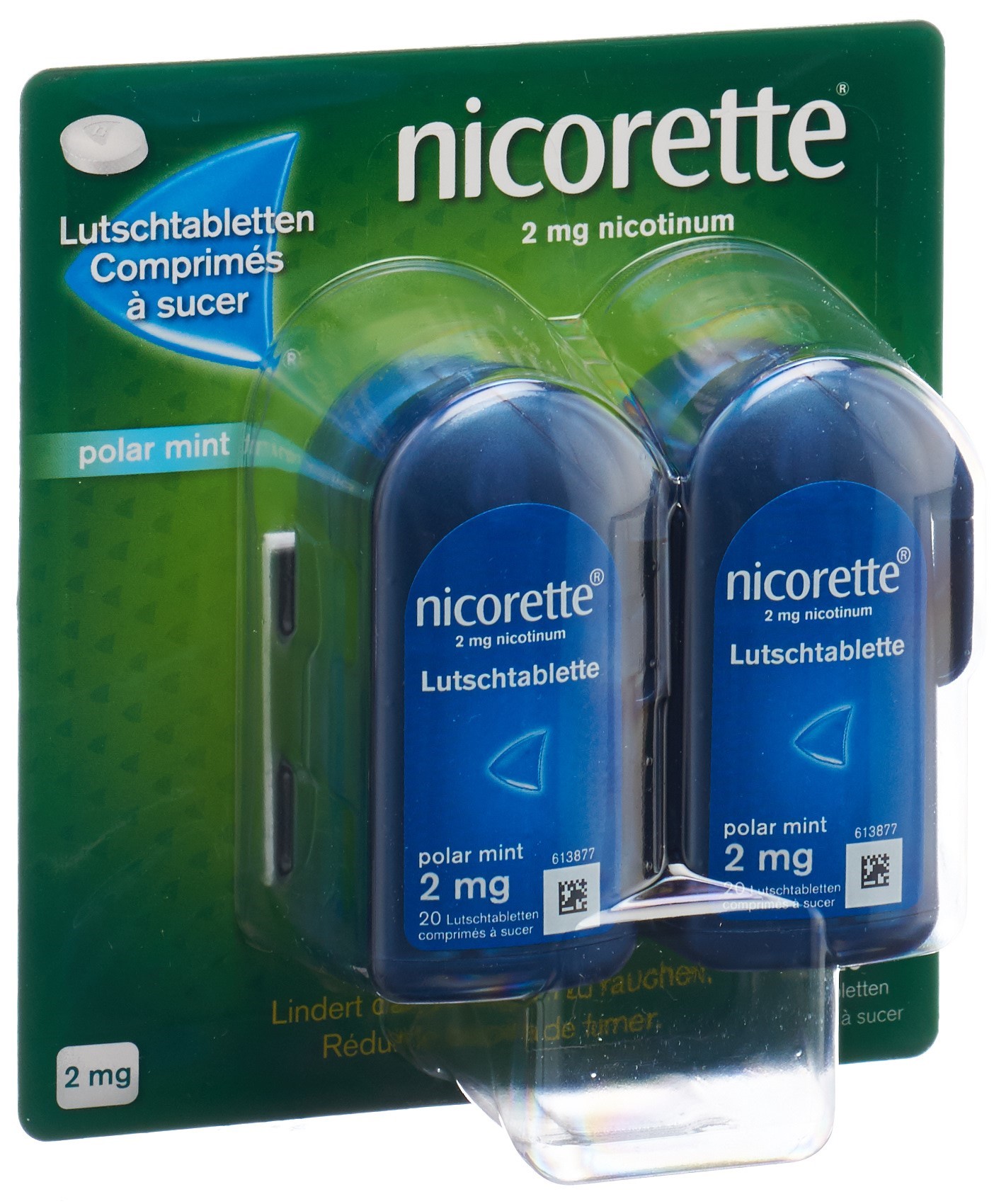 Nicorette Polar Mint 2 mg, Lutschtabletten